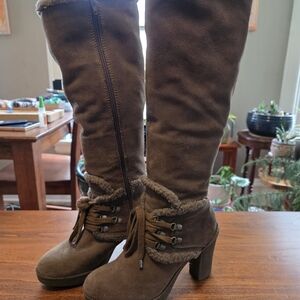 Juicy Couture Brown Heeled Boots